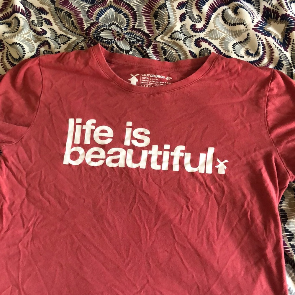 dutch bro’s life is beautiful tee